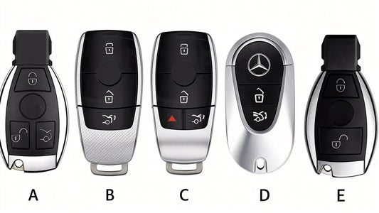 Top Grain Leather Mercedes Key Case