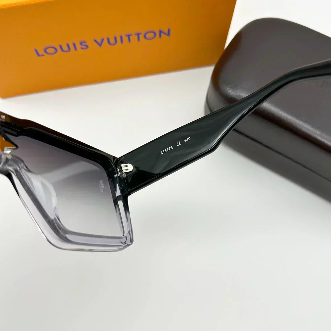 Luxe zonnebril met groot frame L-002
