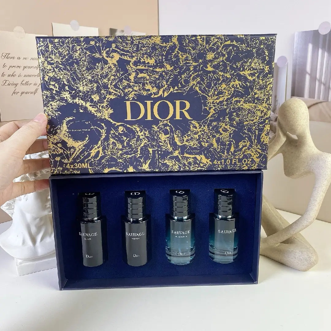 🌟 Golden Bloom Discovery Perfume Set — 4-Piece Limited Collection (30ml x 4)