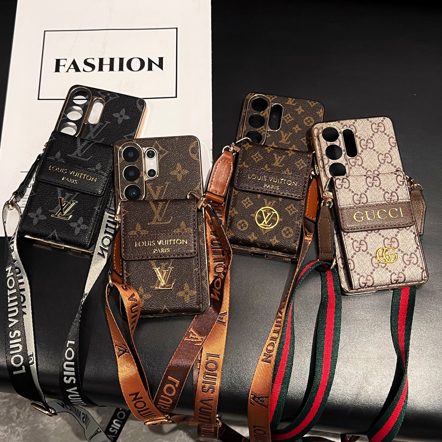 Luxury Leather Multi-Function Phone Case