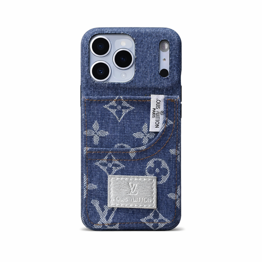 Luxury Denim Fabric iPhone 17 Pro Max Case