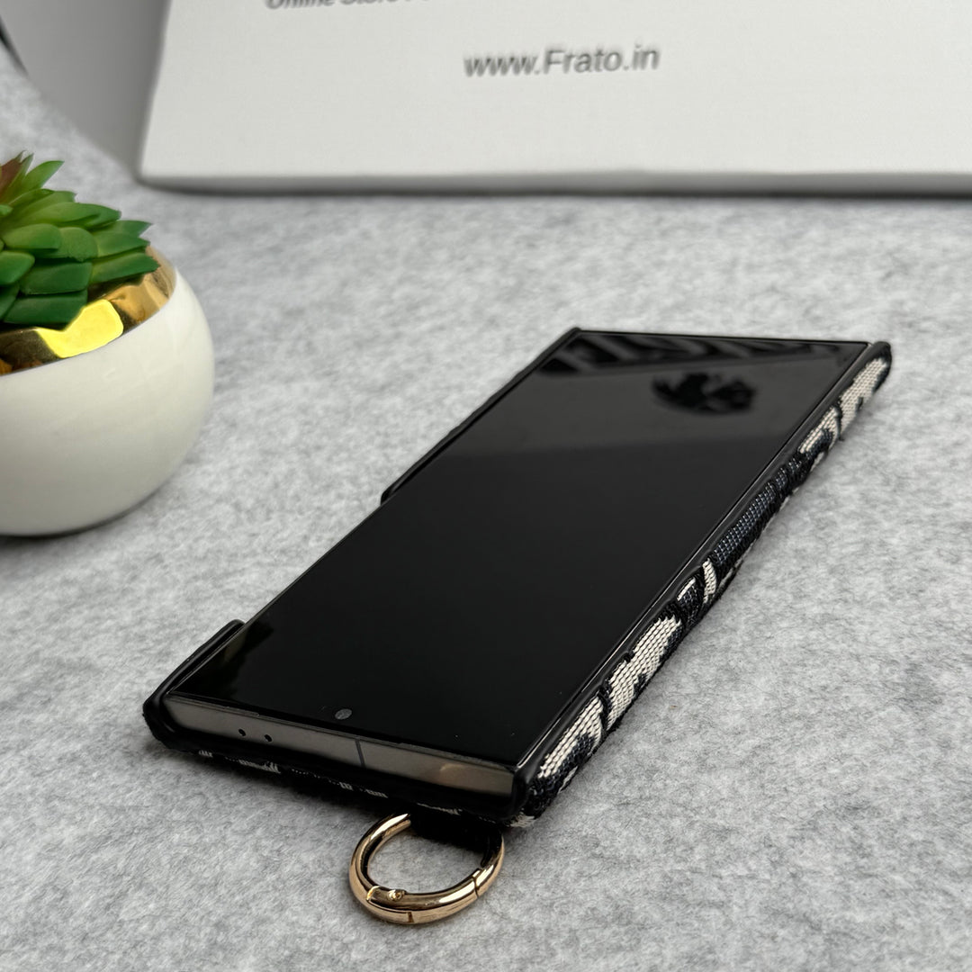 Ylellinen merkki C Dior vyökuvioinen kotelo Samsung Galaxylle