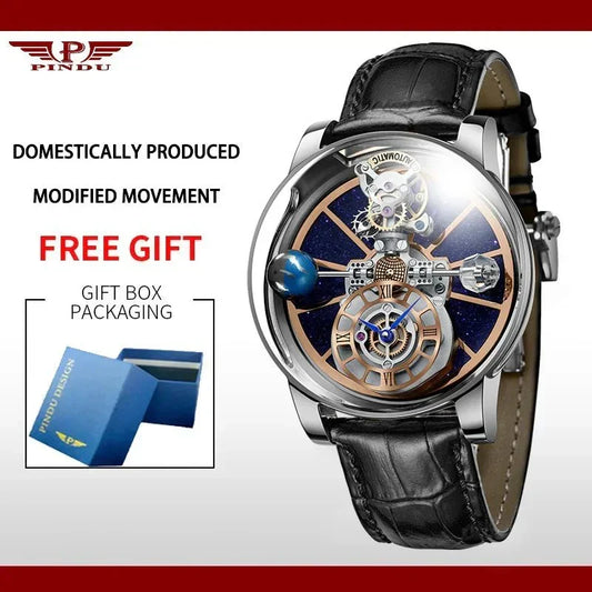 Luksuzna ura Galactic Pioneer Chronograph Tourbillon