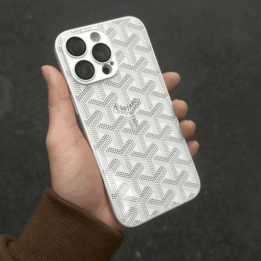 G-Y ラグジュアリー ジオメトリック モノグラム iPhone ケース