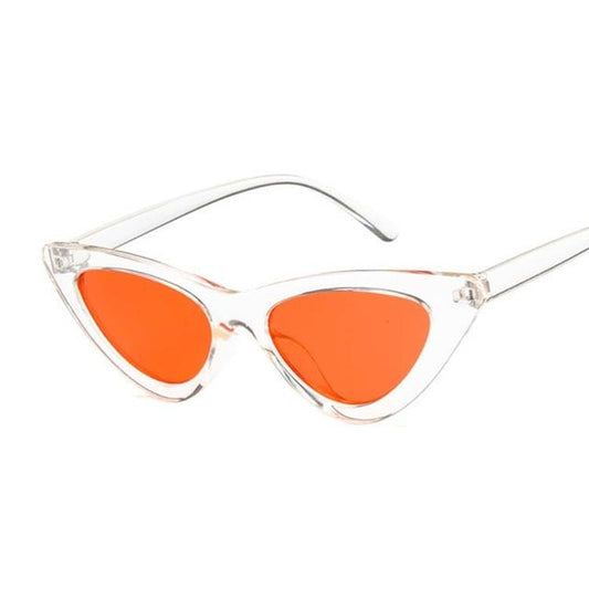 Új Retro divatos napszemüvegek női márkatervező vintage macskaszem fekete fehér napszemüveg női női UV400 Oculos