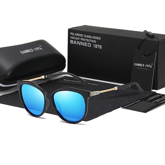Új luxus HD polarizált női napszemüvegek divatos kerek női vintage márka dizájn macskaszem női női napszemüvegek oculos