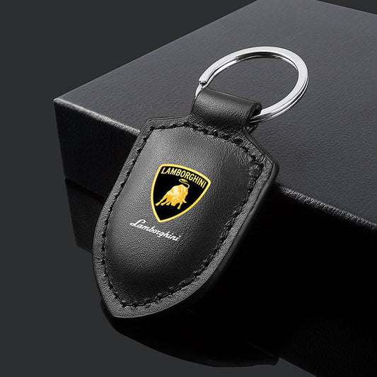 Μπρελόκ από γνήσιο δέρμα Lamborghini Crest Emblem