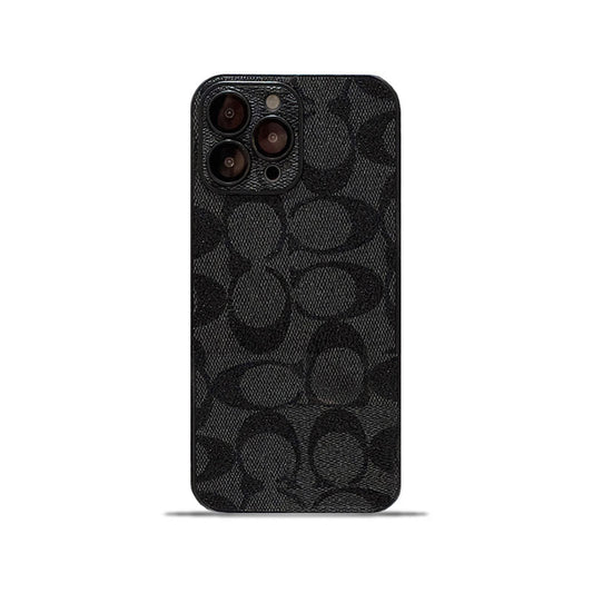 クラシック iPhone ケース ブラック -QB240402