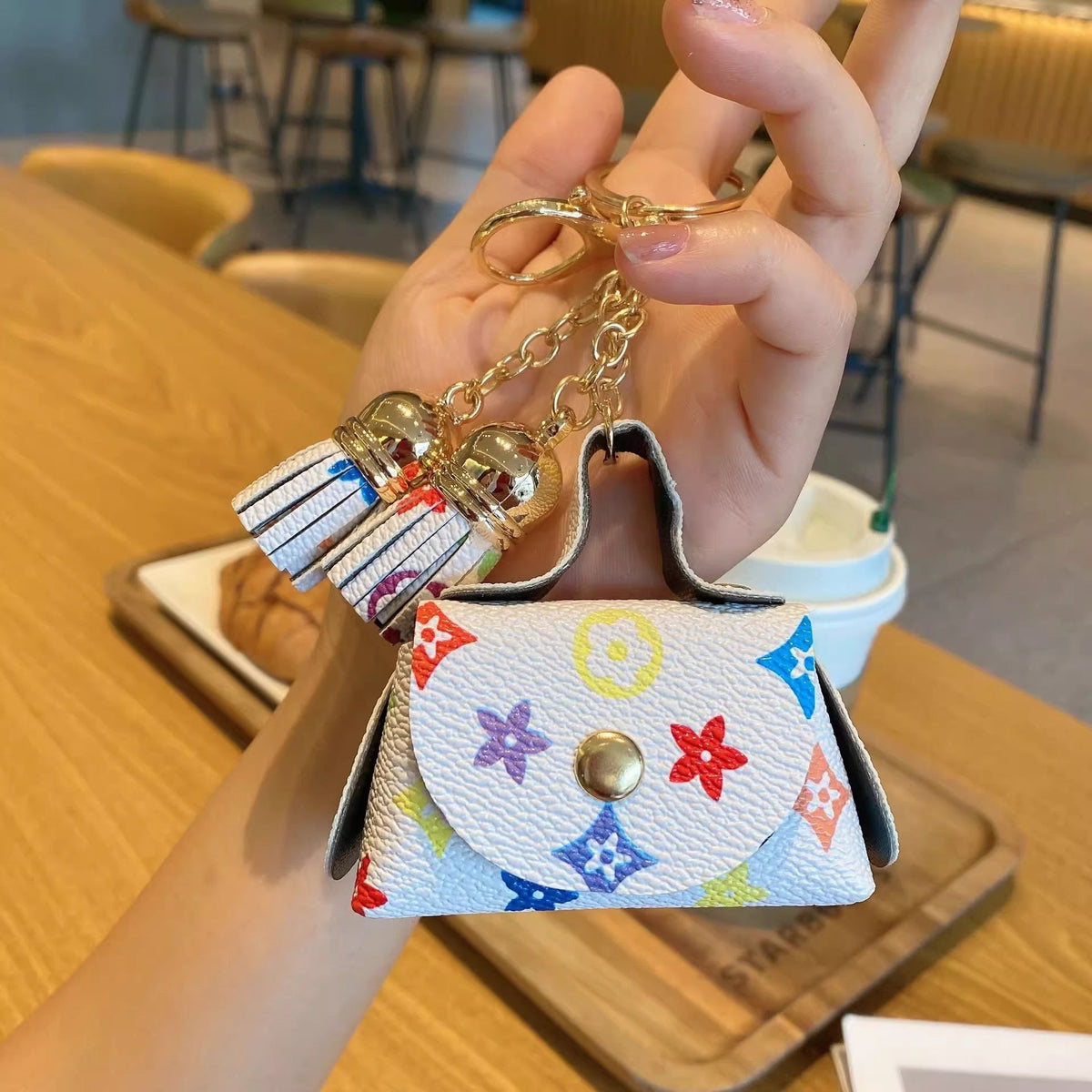 Mini sac de mode porte-clés