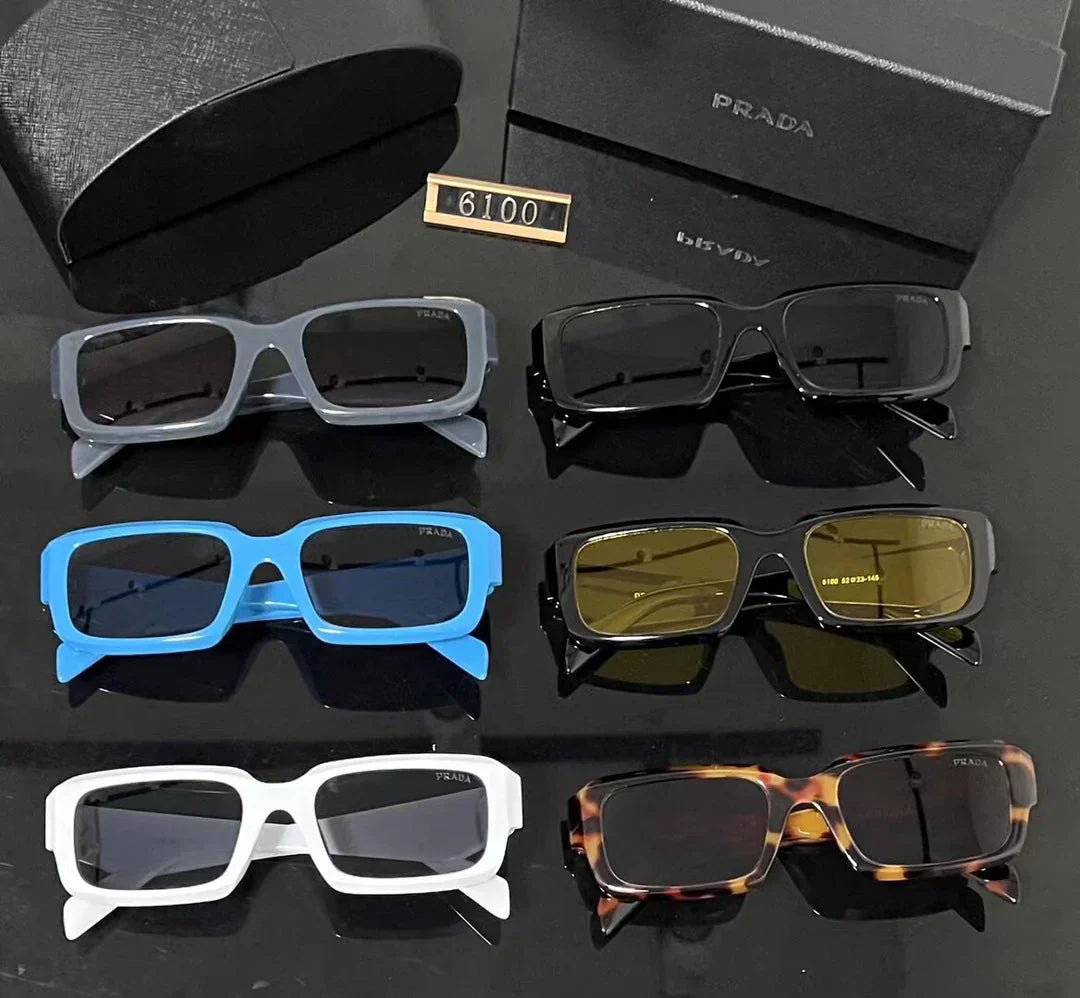 Lunettes de soleil carrées basses 6100