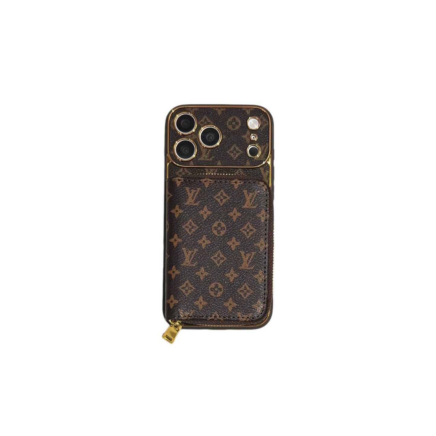 Luxury Zip Wallet 17 iPhone Case