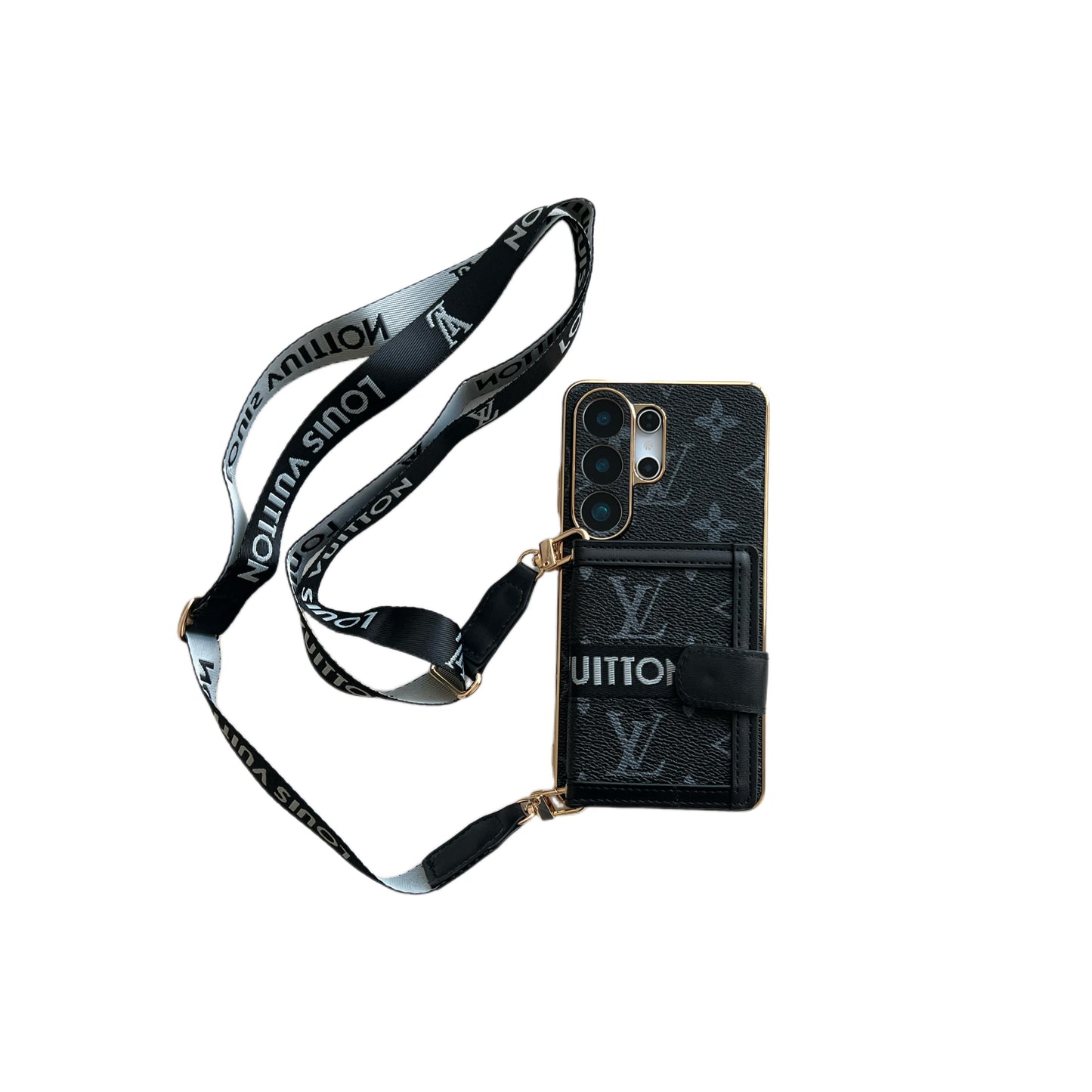 Custodia per telefono Samsung di lusso | Porta carte di telefono & in uno