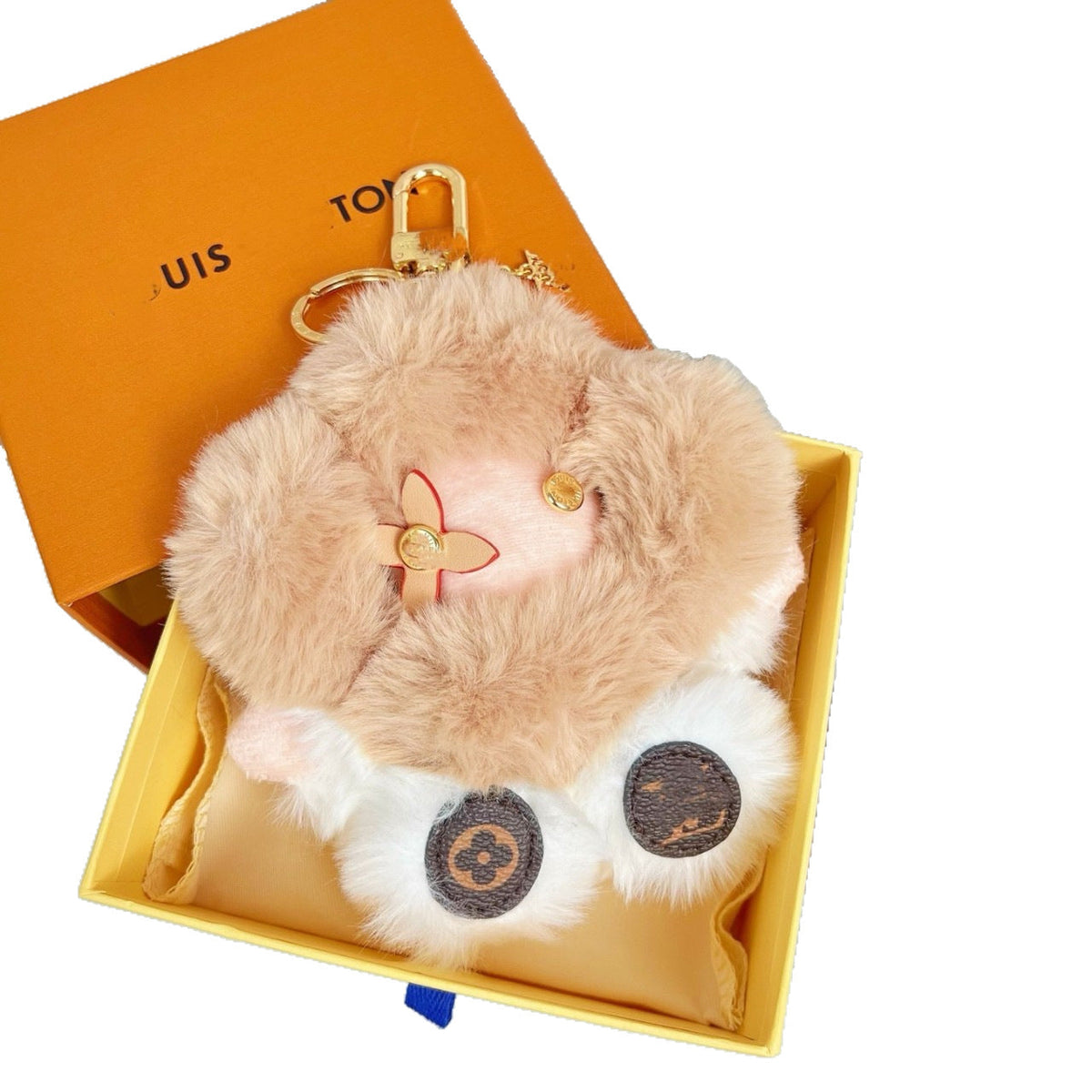 Portachiavi in ​​peluche soffice e carino girasole
