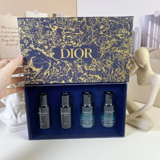 🌟 Golden Bloom Discovery Perfume Set — 4-Piece Limited Collection (30ml x 4)