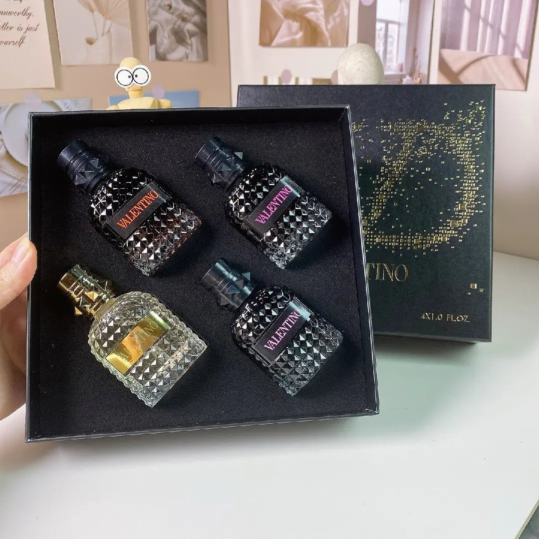 🖤 Urban Rebel Black Box — Men’s 4-Piece Fragrance Set (30ml × 4)