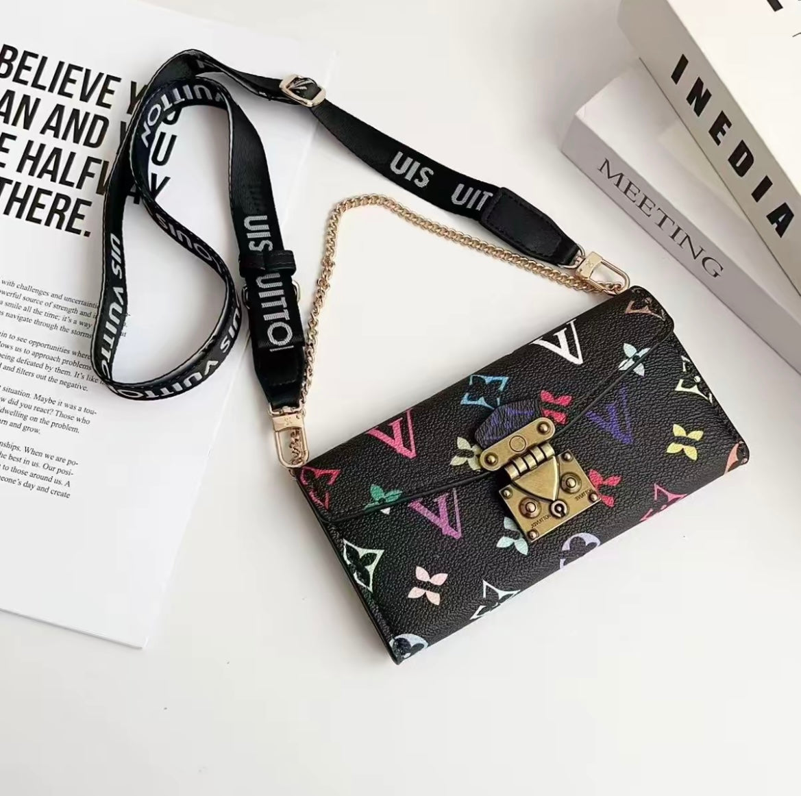 Luxury Tri-Fold Wallet iPhone 17 PM Case