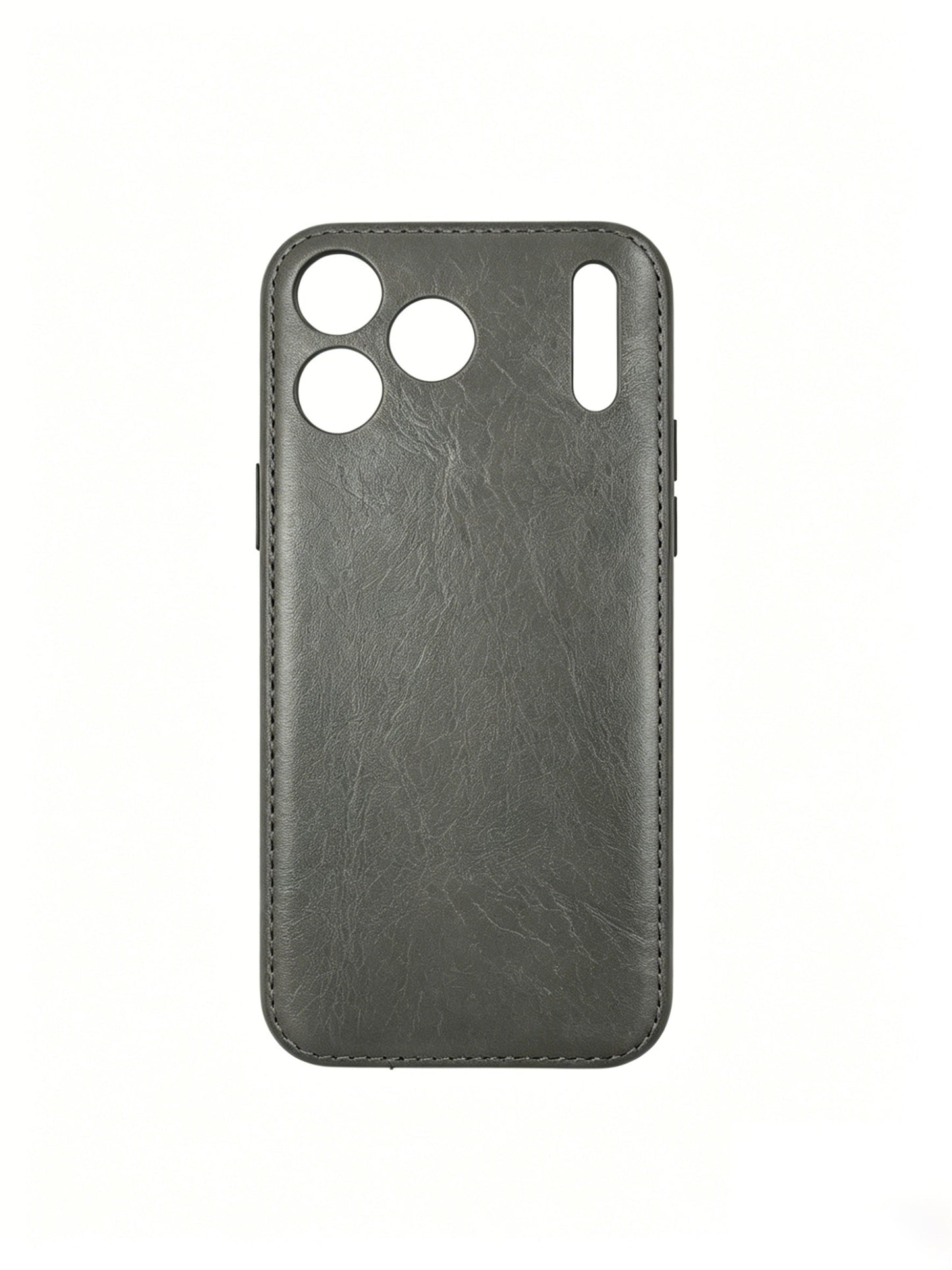 Kakavy Handcrafted Vegetable-Tanned Leather iPhone Case – Vintage Patina Edition