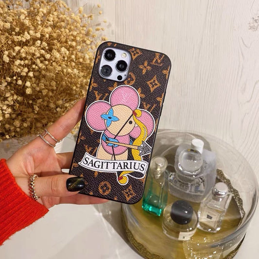 射手座愛ペイント iPhone ケースカスタムメイド