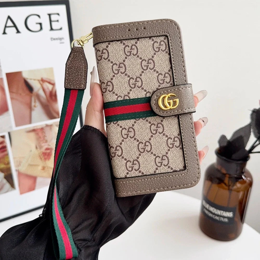 Luxury 17 iPhone Case with Built-In Wallet