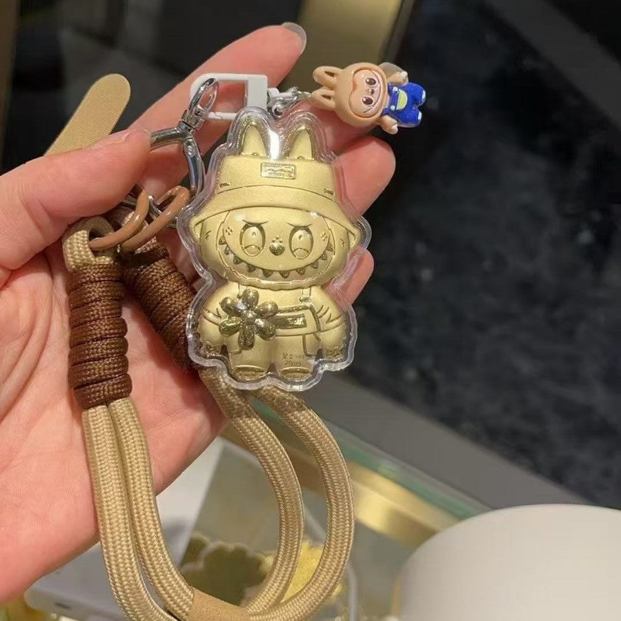 Kulcstartó Gold Mini labubu
