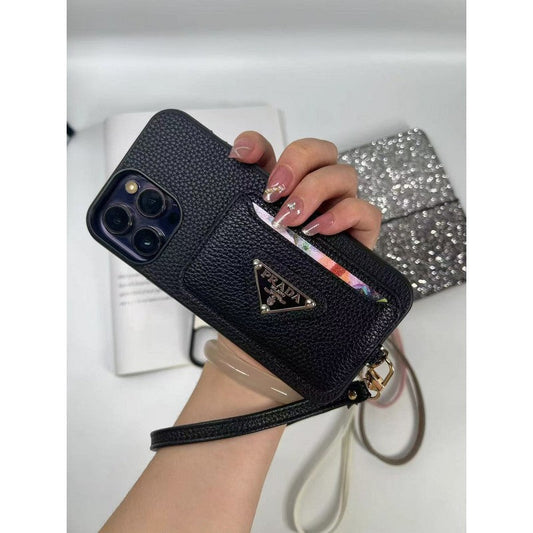 豪華4色カードバッグiPhoneケース