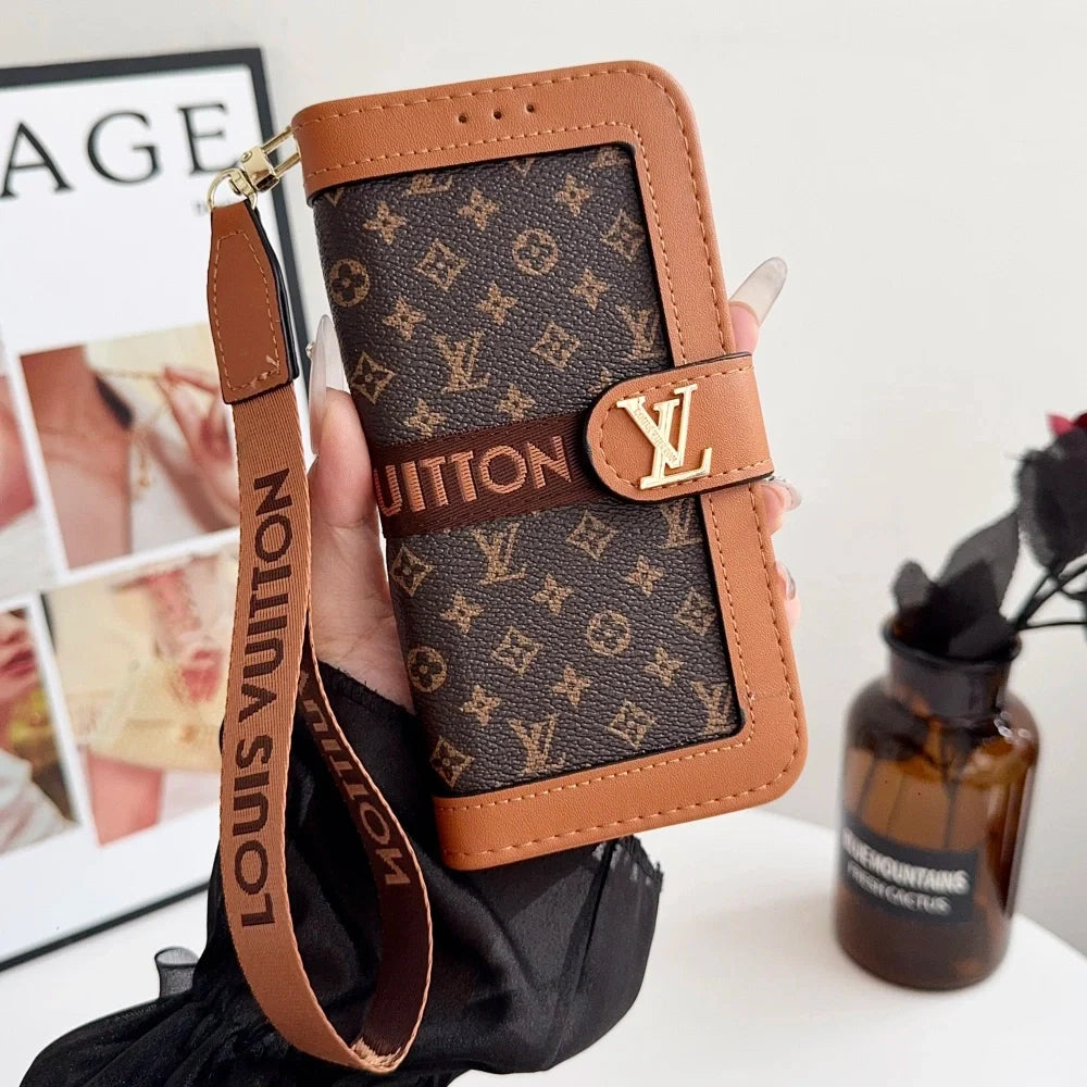 Luxury 17 iPhone Case with Built-In Wallet