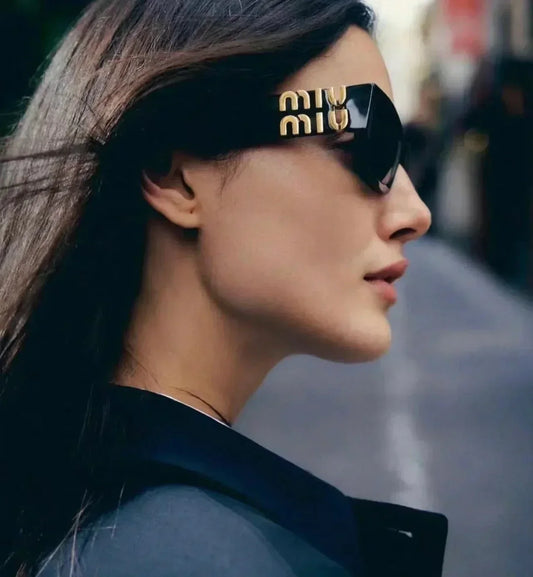 Lunettes de soleil carrées œil-de-chat à la mode 6037