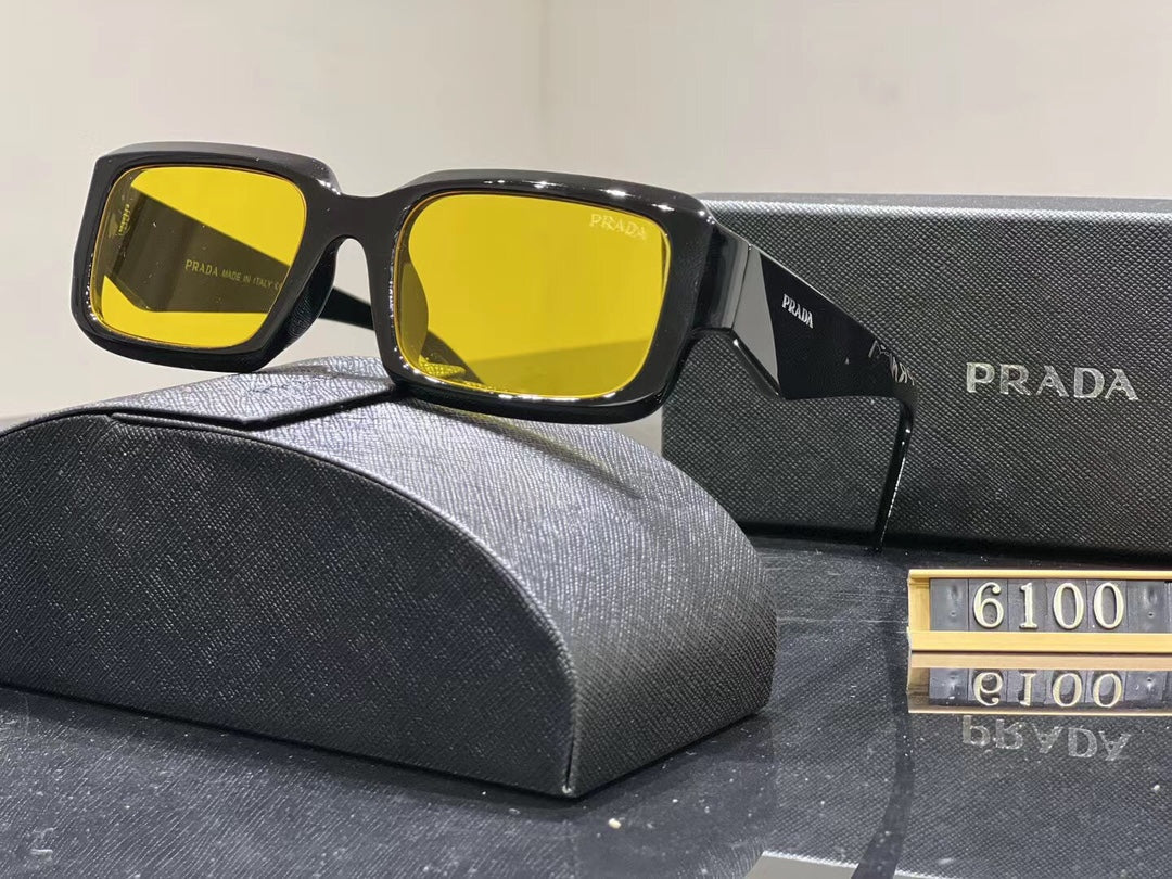 Lunettes de soleil carrées basses 6100