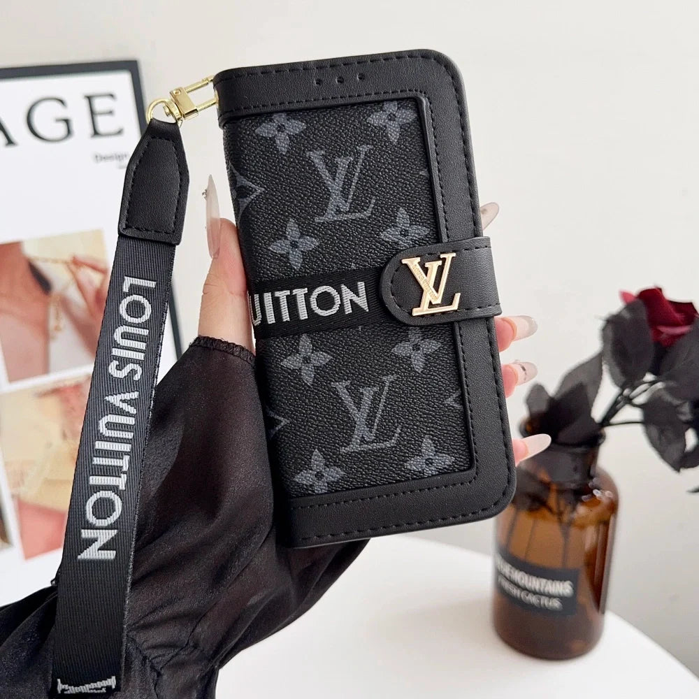Luxury 17 iPhone Case with Built-In Wallet
