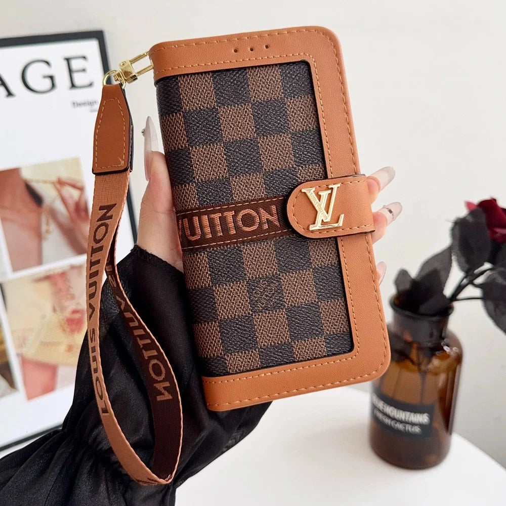 Luxury 17 iPhone Case with Built-In Wallet