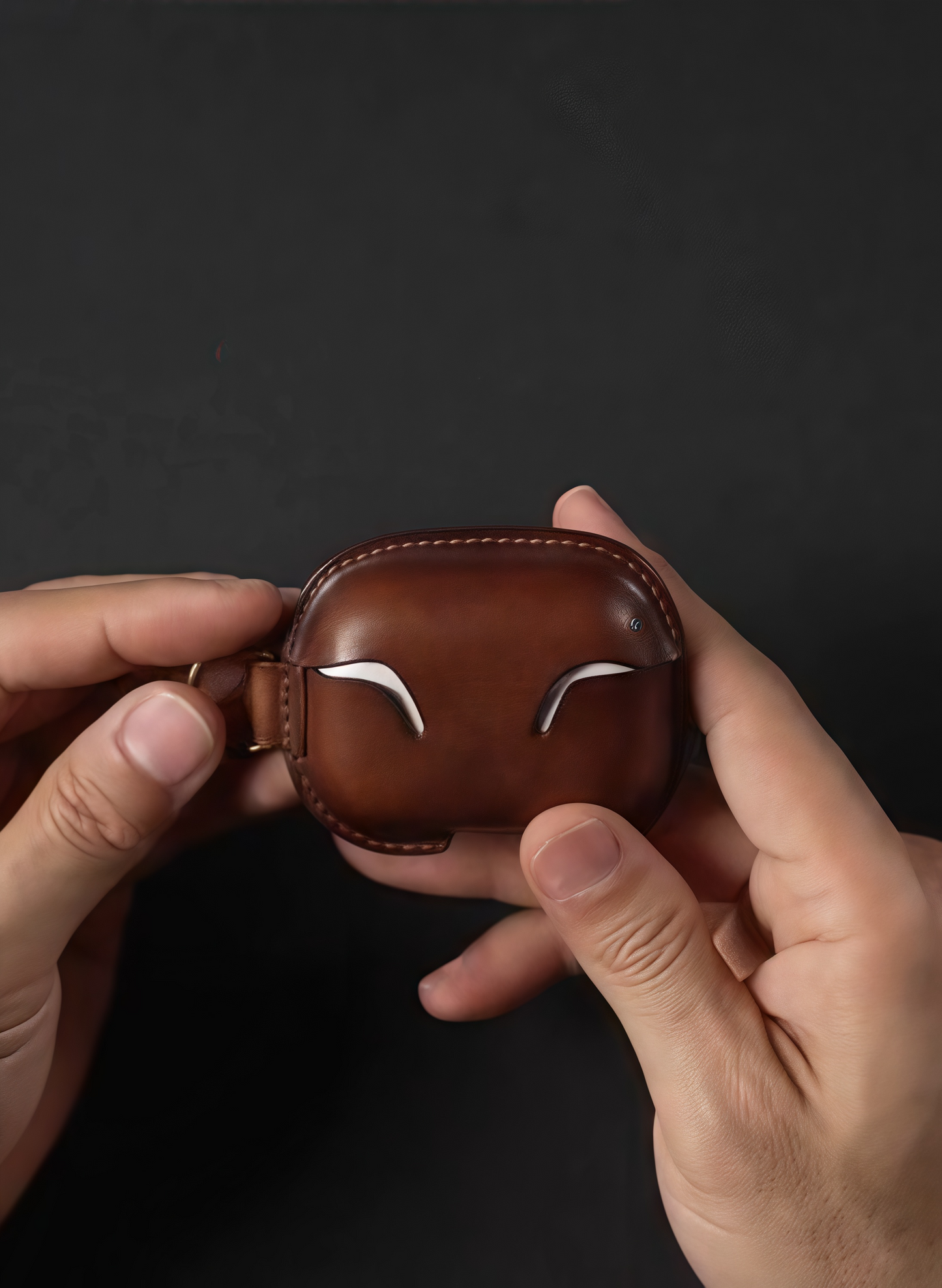 Premium Genuine Leather Airpods Case