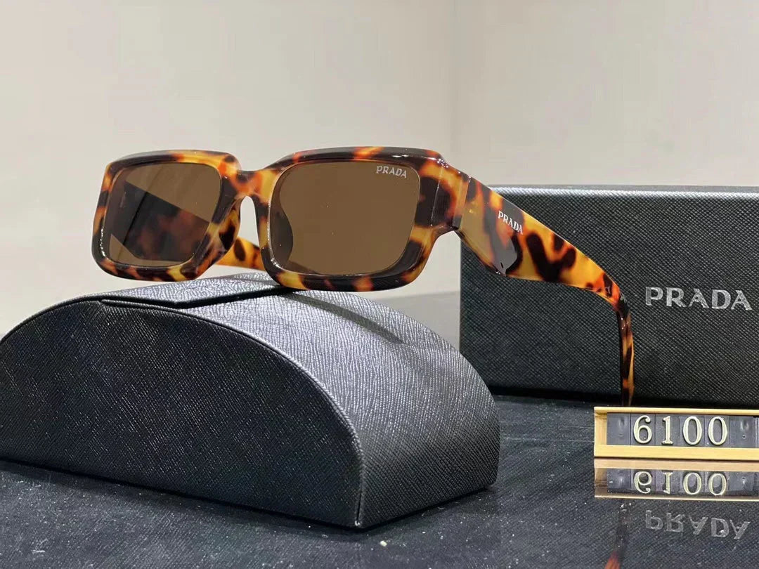 Lunettes de soleil carrées basses 6100