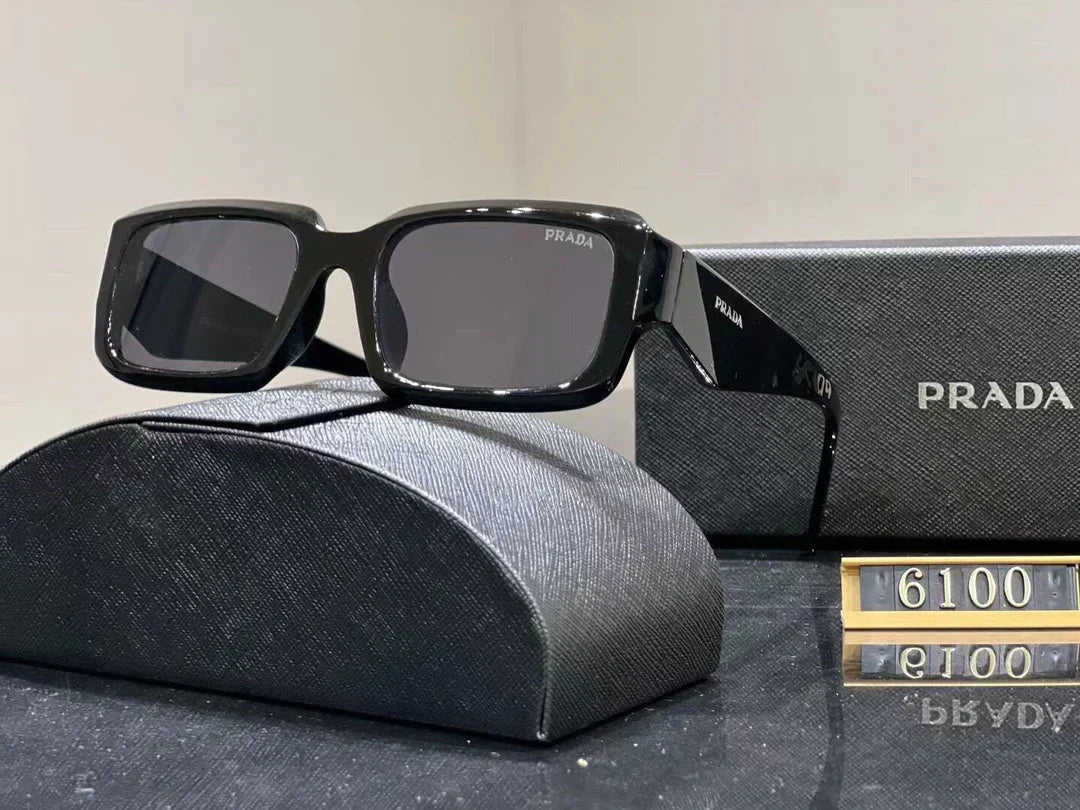 Lunettes de soleil carrées basses 6100