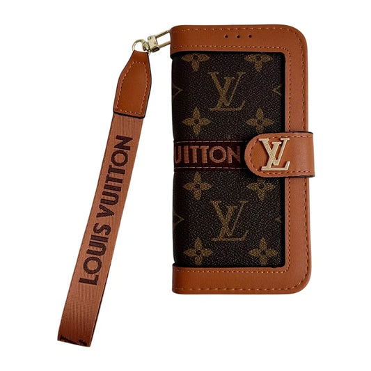Luxury 17 iPhone Case with Built-In Wallet