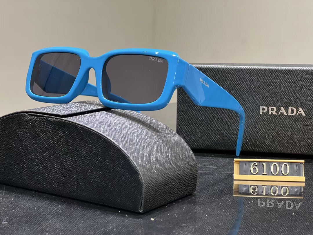 Lunettes de soleil carrées basses 6100