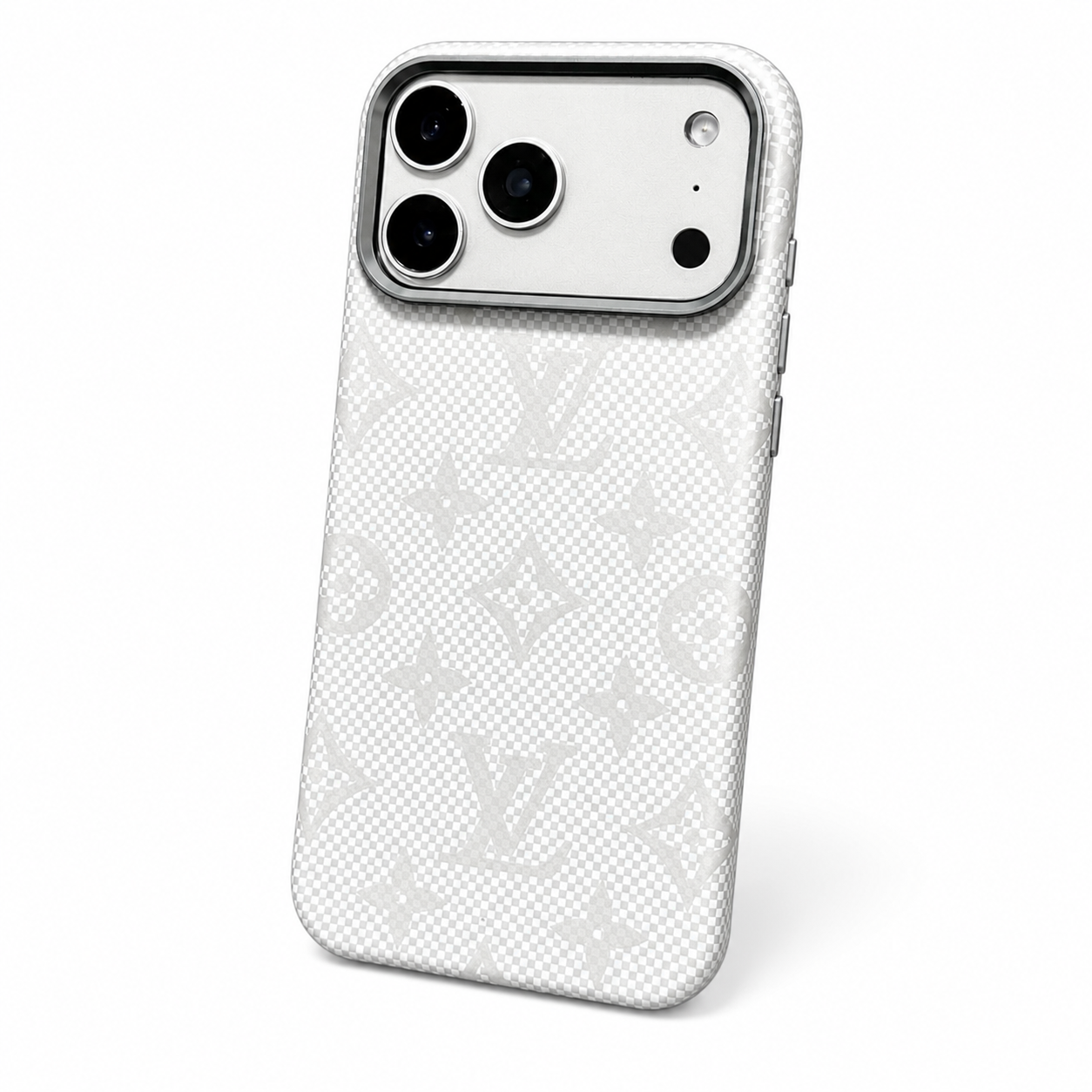 Luxury Checkered iPhone 17 Shockproof Case