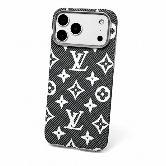 Luxury Checkered iPhone 17 Shockproof Case