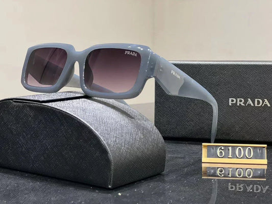 Lunettes de soleil carrées basses 6100
