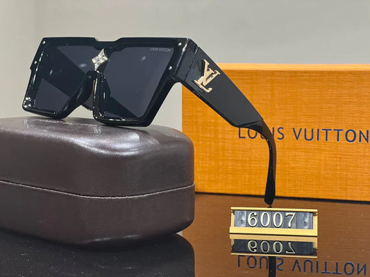 Lunettes de soleil de luxe à grande monture L-009