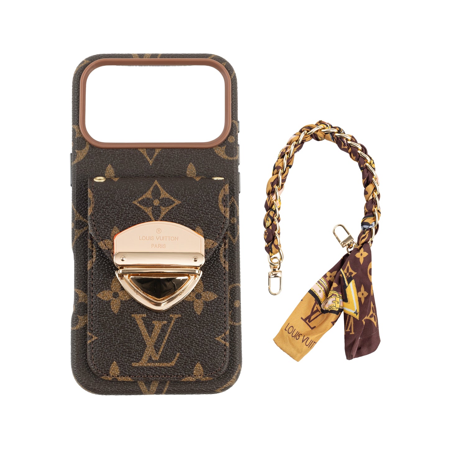 Luxury Ribbon Bracelet Wallet iPhone 17 Pro Max Case