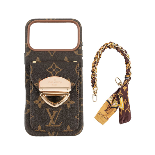 Luxury Ribbon Bracelet Wallet iPhone 17 Pro Max Case