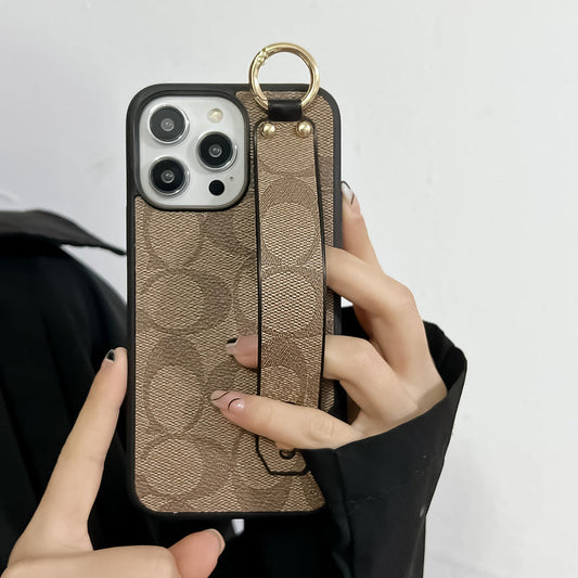 クラシックiPhoneケース（ホルダー付き）コーヒーSW240330