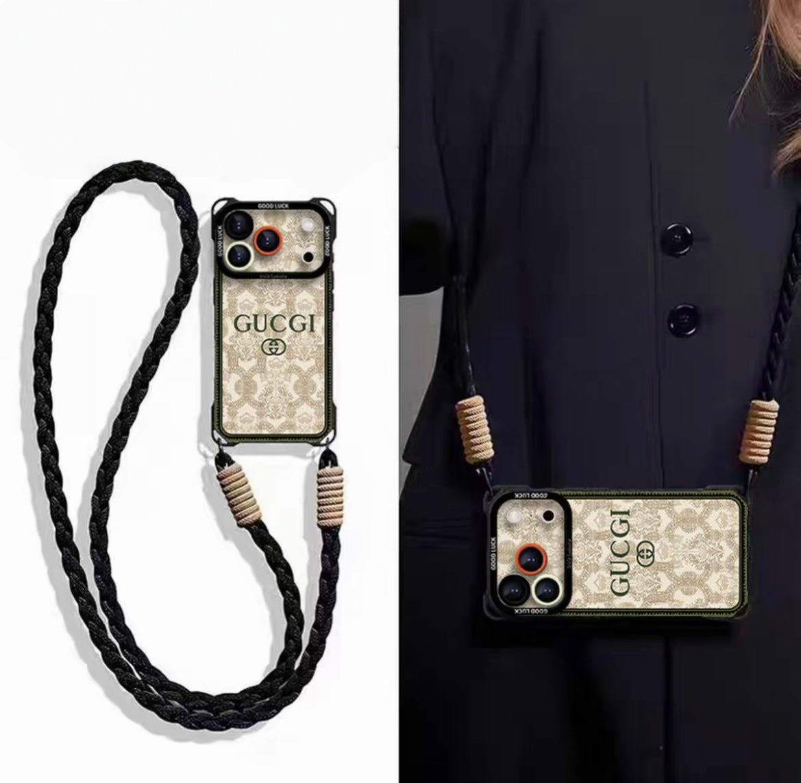 Leather Phone Case Handheld & Crossbody Design · iPhone 17 New Release