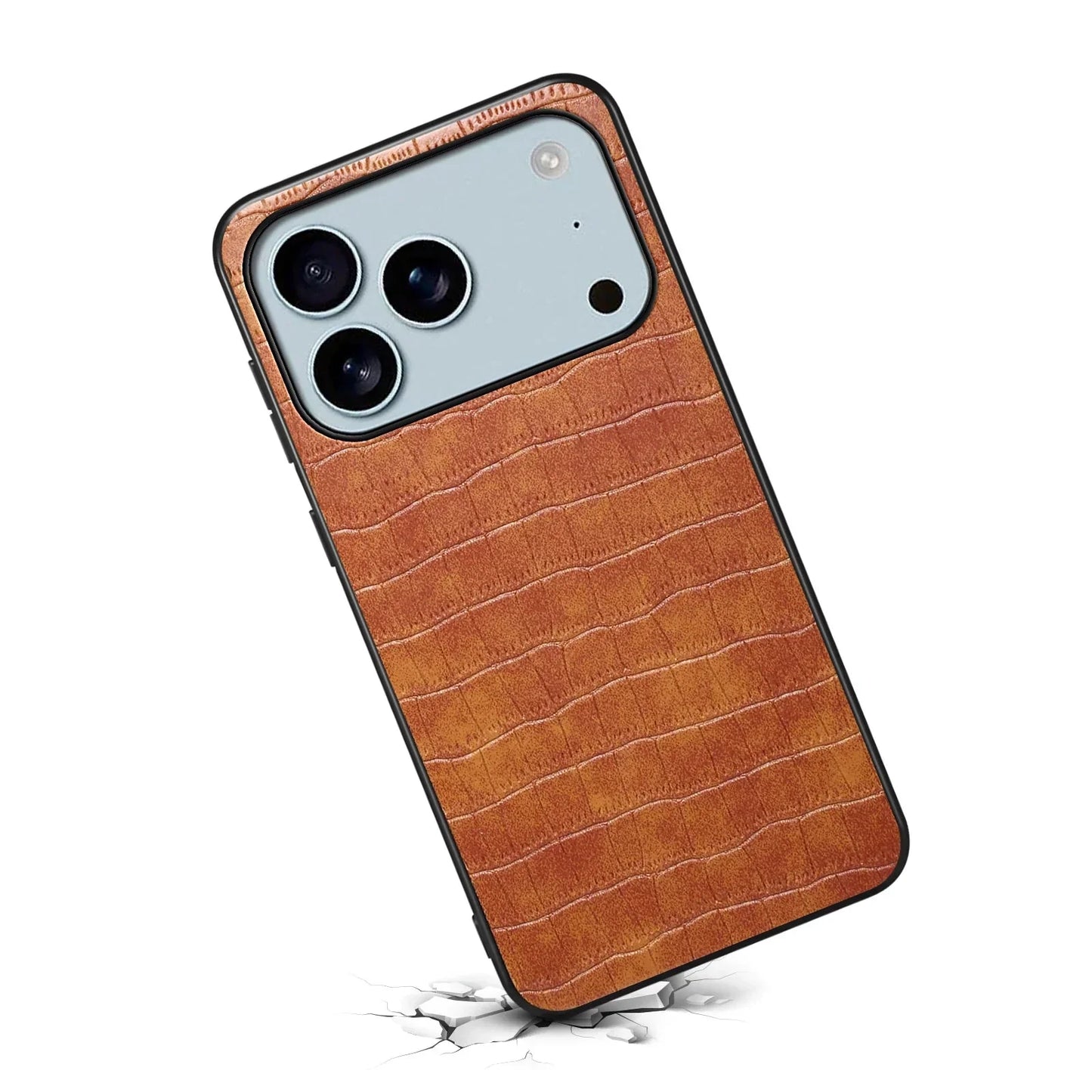 3D Texture PU Leather Case for iPhone 17/ 16/ 15/ 14