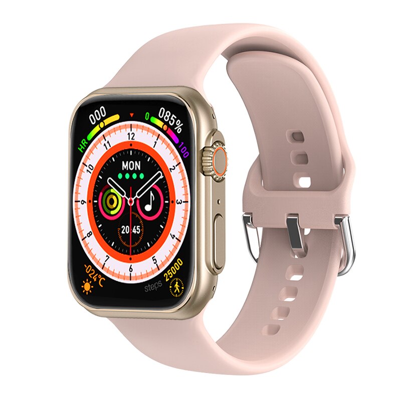 Novo ultra relógio masculino relógio inteligente série 8 nfc porta acesso smartwatch para android apple telefone bandas de relógio