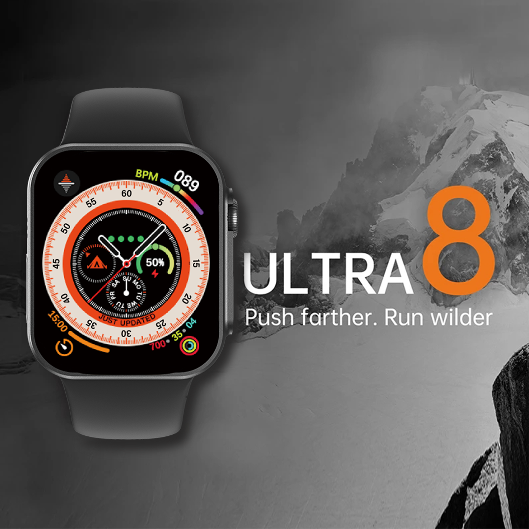 Novo ultra relógio masculino relógio inteligente série 8 nfc porta acesso smartwatch para android apple telefone bandas de relógio