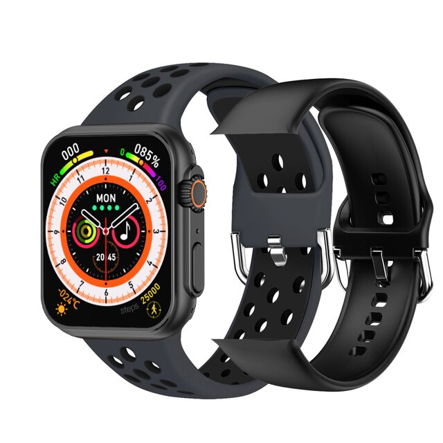 Novo ultra relógio masculino relógio inteligente série 8 nfc porta acesso smartwatch para android apple telefone bandas de relógio