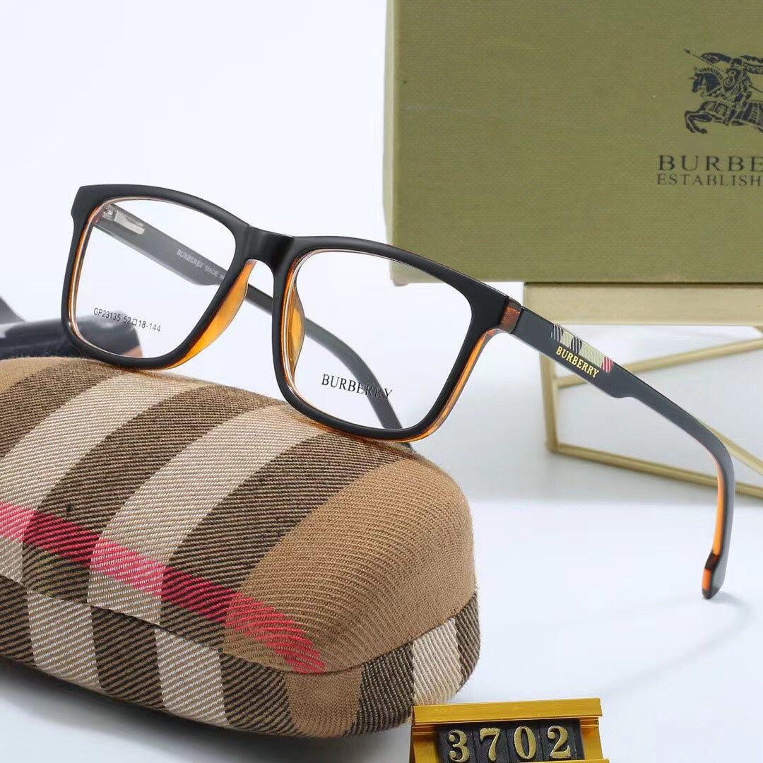 Occhiali con aste scozzesi alla moda
