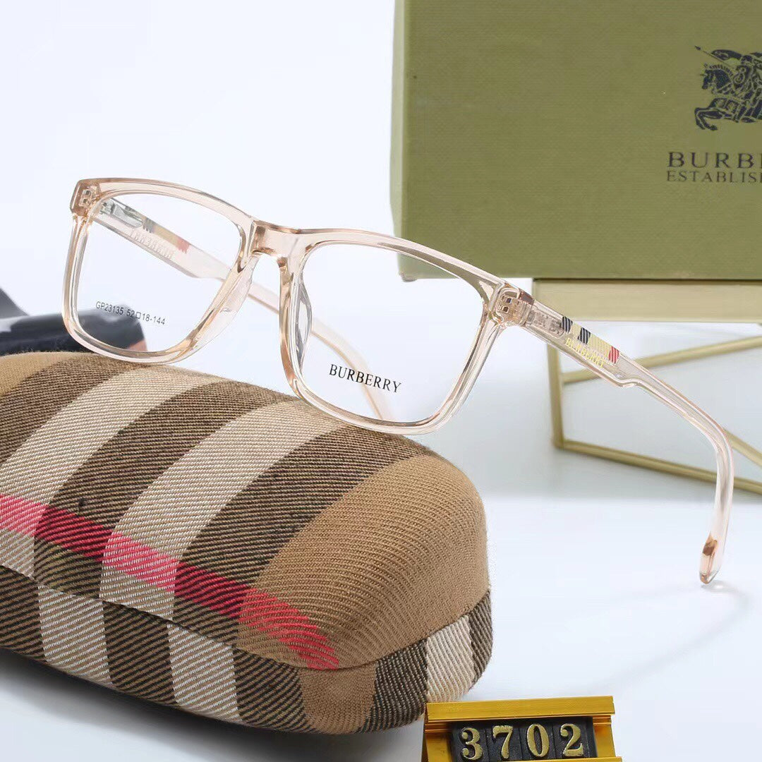Occhiali con aste scozzesi alla moda