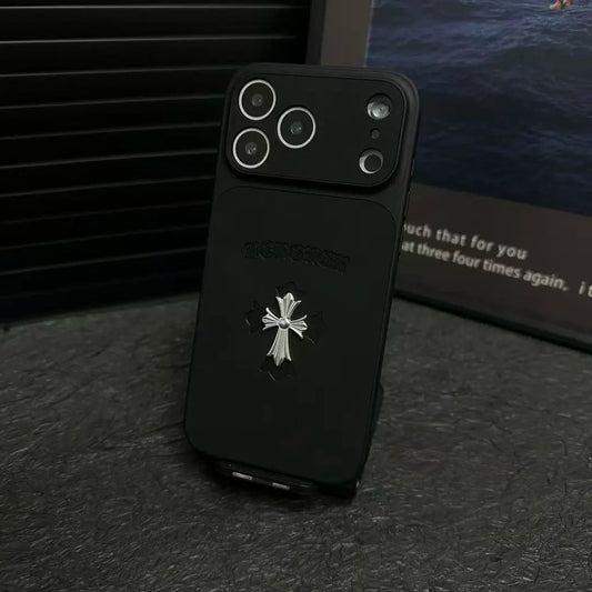 Kožené pouzdro Chrome Hearts Cross na iPhone